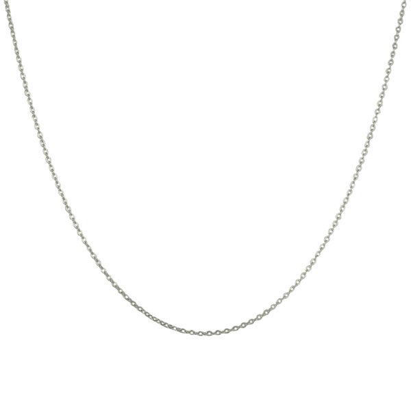 Silberkette, feine Glieder 41cm + 5 cm