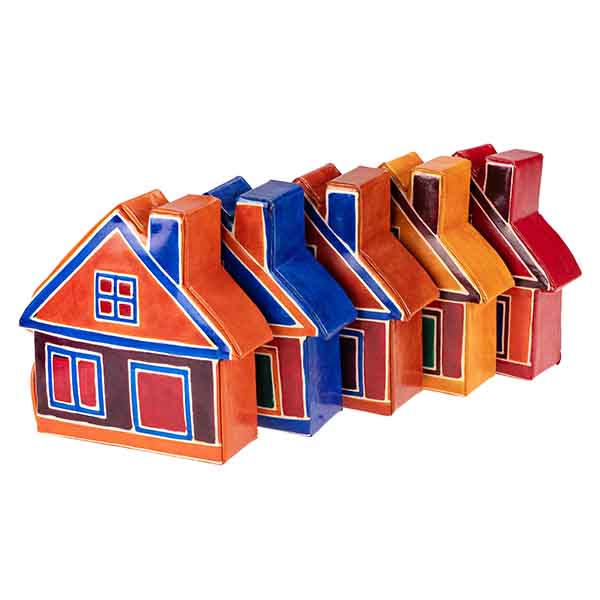 Spardose HAUS Ziegenleder / CONTIGO Fairtrade Onlineshop