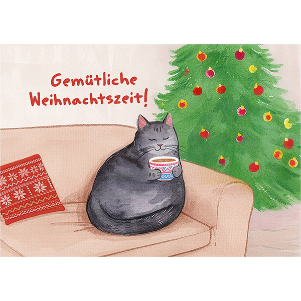 Grußkarte M Gemütliche Weihnachtszeit / CONTIGO Fairtrade Onlineshop
