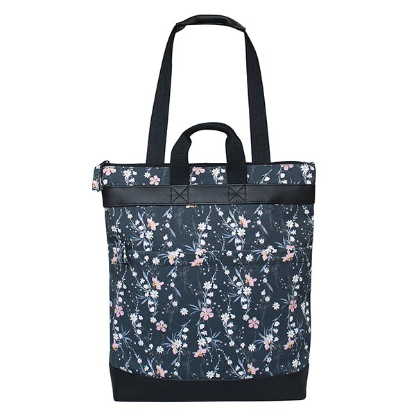 Rucksack Schultertasche 3in1 MILLEFLEUR, Baumwoll-Canvas / CONTIGO Fairtrade Onlineshop
