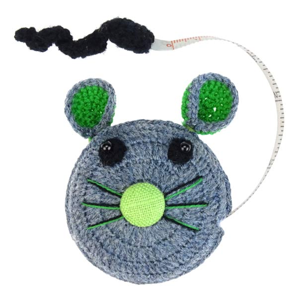 Maßband Maus gehäkelt, handgemacht