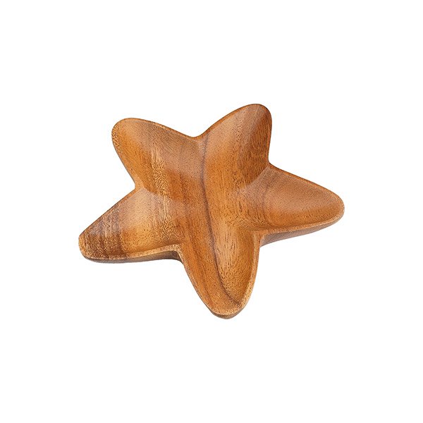 Schale STERN 17cm, Acaciaholz / CONTIGO Fairtrade Onlineshop