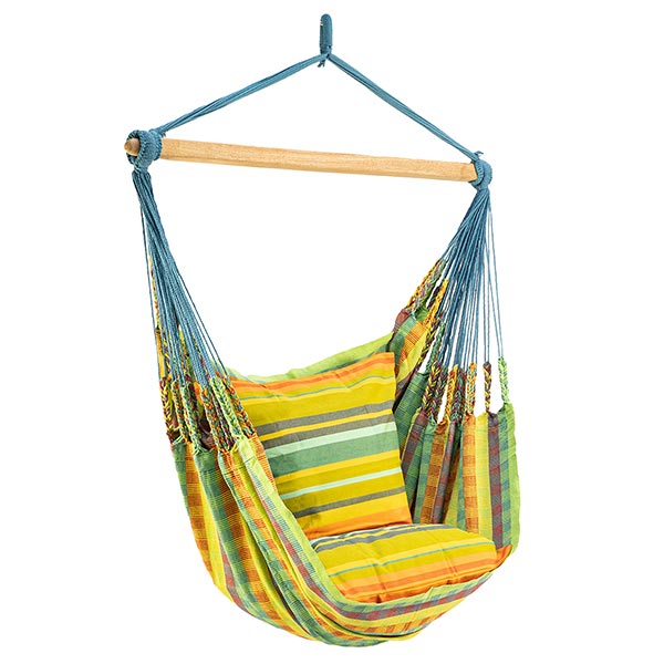 Hängesitz XL ALEGRIA Stab 120cm; Baumwolle (recycelt) / CONTIGO Fairtrade Onlineshop