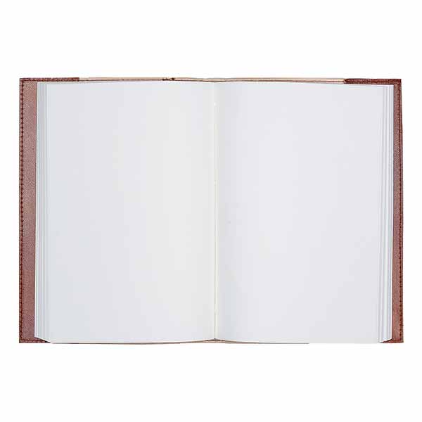 Notizbuch M, ELEFANT, braun, nachfüllbar, Leder / CONTIGO Fairtrade Onlineshop