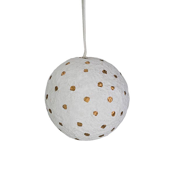6er-Set Dekokugeln, kiesel 5cm, Upcycling SONDERPREIS / CONTIGO Fairtrade Onlineshop