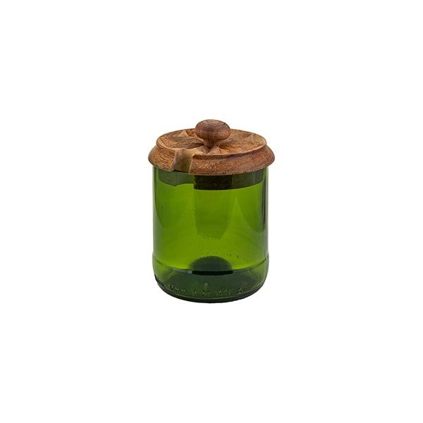 -31% Zuckerdose FLOWER grün, Weinflasche recycelt SONDERPREIS / CONTIGO Fairtrade Onlineshop