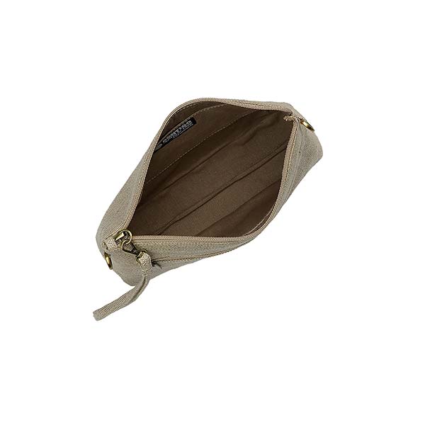 Tasche FESTIVAL Hanf-Canvas, natur / CONTIGO Fairtrade Onlineshop