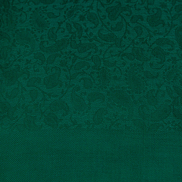 Webschal UNI PAISLEY, petrol, einfarbig, 200x70 cm, 35 % Wolle, 65 % Polyester / CONTIGO Fairtrade Onlineshop
