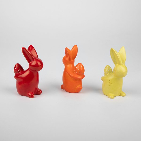 Osterhase ENNO 11cm, Speckstein / CONTIGO Fairtrade Onlineshop