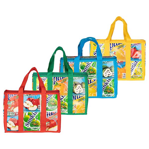 Saftpack UPCYCLING Kühltasche, bunt / CONTIGO Fairtrade Onlineshop