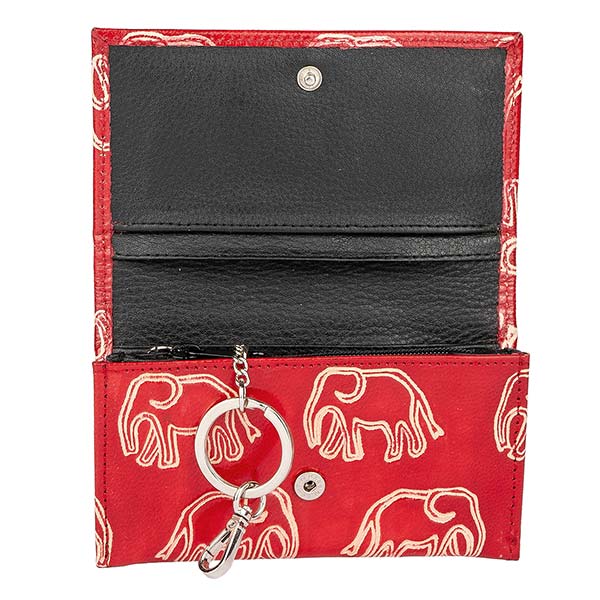 Schlüsseletui ELEFANT, Ziegenleder / CONTIGO Fairtrade Onlineshop