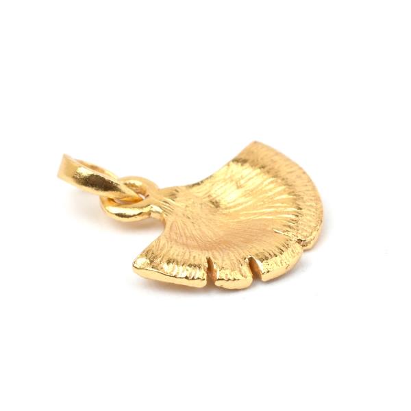 Anhänger Ginkgo, Mix&Match, 22K vergoldet / CONTIGO Fairtrade Onlineshop