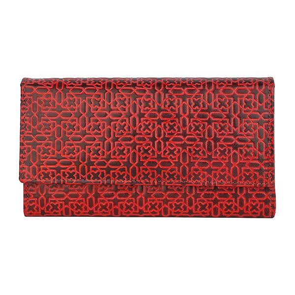 Brieftasche modern lang KHUSHI, Ziegenleder