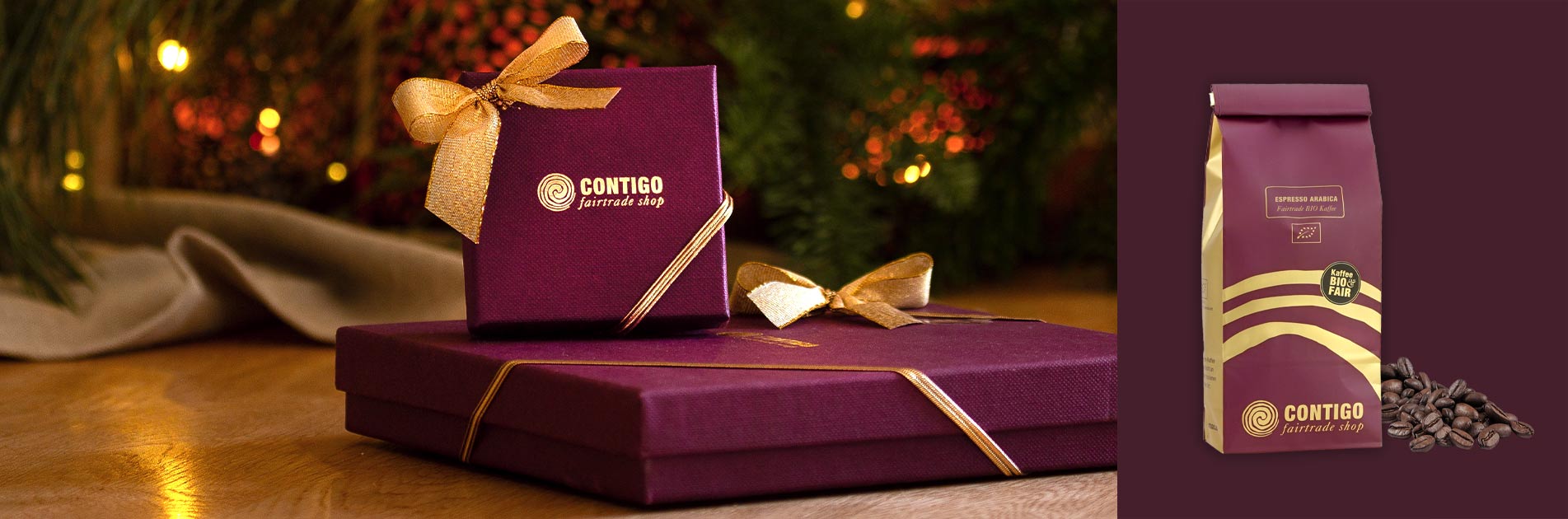 Gutschein für CONTIGO Fairtrade Shop, nachhaltige Geschenke online kaufen
