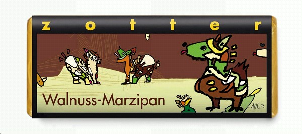 Zotter - Walnuss - Marzipan 70g BIO