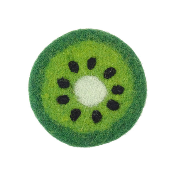 Glasuntersetzer KIWI, Wollfilz / CONTIGO Fairtrade Onlineshop