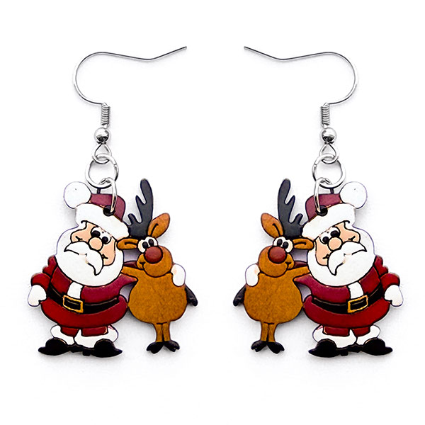 Ohrringe Weihnachtsfreunde, Flaschenkürbis