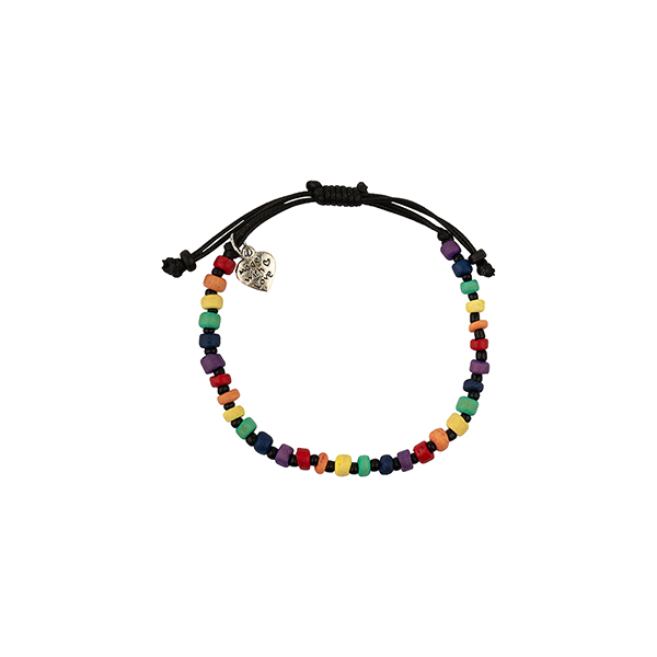Armband RAINBOW+ Perlchen, Kokosnuss