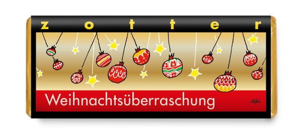Zotter- Weihnachtsüberraschung 70g BIO / CONTIGO Fairtrade Onlineshop