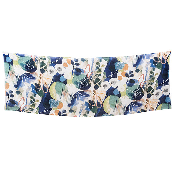 Schal 200x70, EUCALYPTUS FLOWER, Modal-Baumwolle / CONTIGO Fairtrade Onlineshop