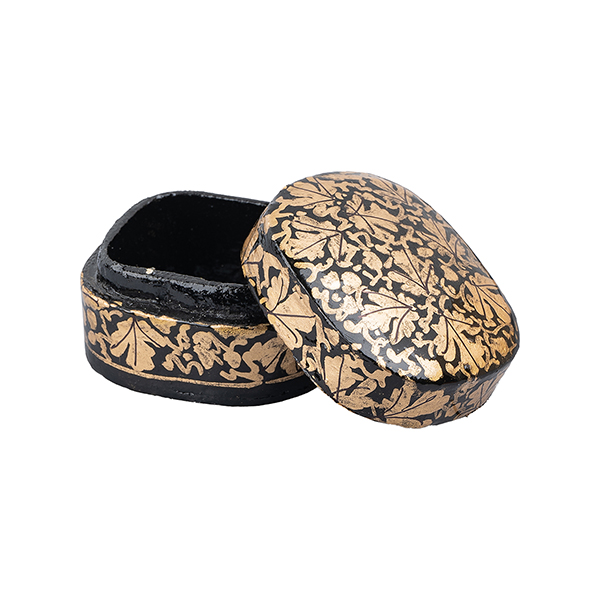 Dose Kaschmir MINI handbemalt, Pappmaché / CONTIGO Fairtrade Onlineshop