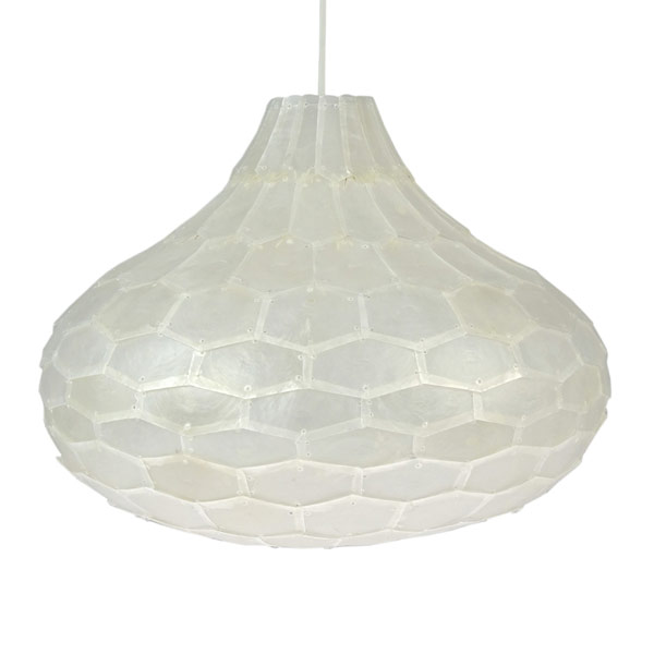 Lampenschirm CALABASH 30x37cm Capizmuschel