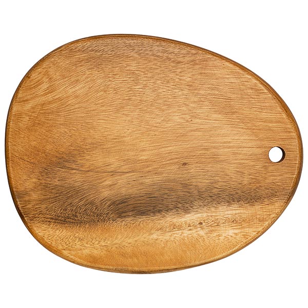 Schneidbrett oval 35x28 cm, Acaciaholz