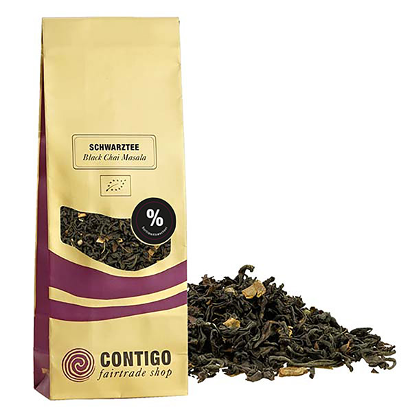 Black Chai Masala SCHWARZER TEE Bio 100g / CONTIGO Fairtrade Onlineshop