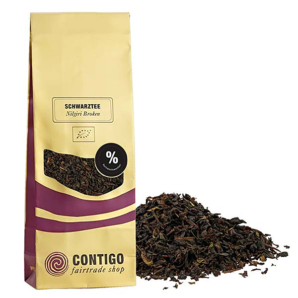 Nilgiri Broken SCHWARZER TEE Bio - FBOP 100g / CONTIGO Fairtrade Onlineshop