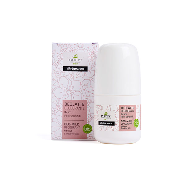 Deoroller Hibiskus 50ml, Bio, Naturkosmetik