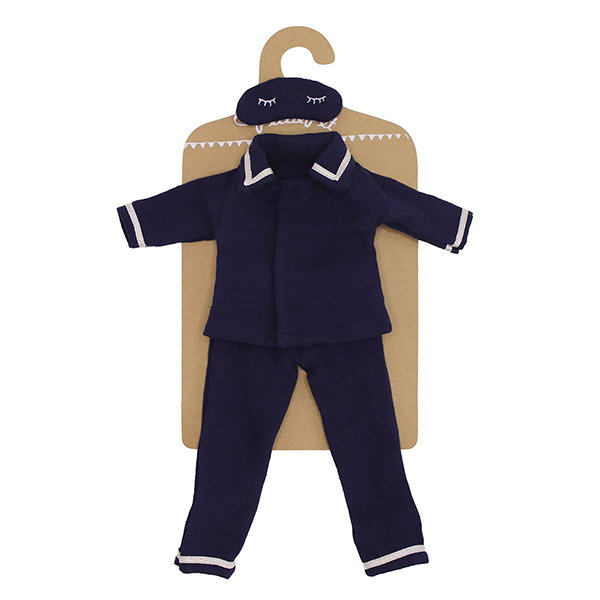 PettiePet Pyjama mit Schlafmaske, dunkelblau / CONTIGO Fairtrade Onlineshop