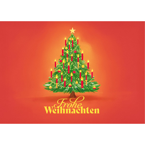 Grußkarte M Frohe Weihnachten / CONTIGO Fairtrade Onlineshop