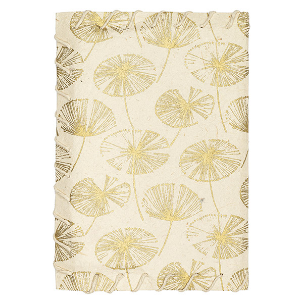 Briefset LOTUSBLÄTTER natur-gold, Loktapapier / CONTIGO Fairtrade Onlineshop