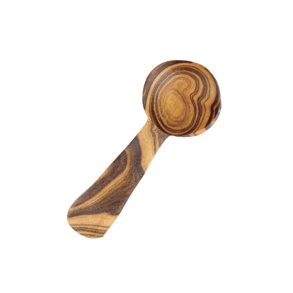 Dosierlöffel M ROUND 9cm, Olivenholz
