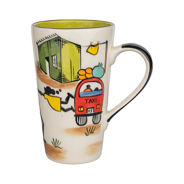 Teebecher XL 400ml TOWNSHIP, Keramik Kapula