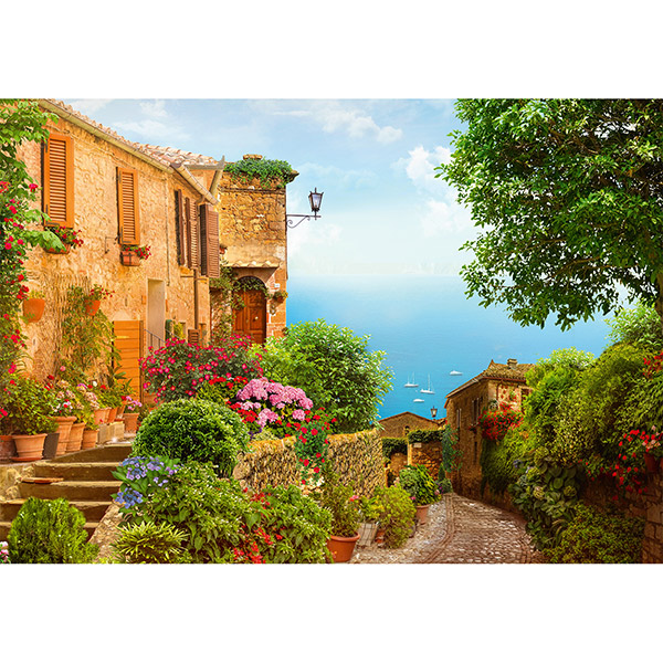 Grußkarte M Dorf in der Provence / CONTIGO Fairtrade Onlineshop