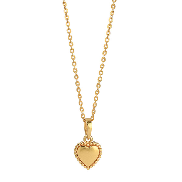 Anhänger, Herz GLOBULI Mix&Match, 22K vergoldet / CONTIGO Fairtrade Onlineshop