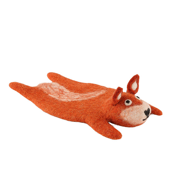 Glasuntersetzer FUCHS, Wollfilz