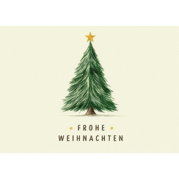 Grußkarte M Frohe Weihnachten / CONTIGO Fairtrade Onlineshop
