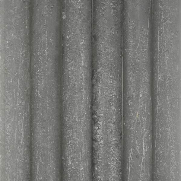 Stabkerze 23cm FROSTED charcoal, Kapula