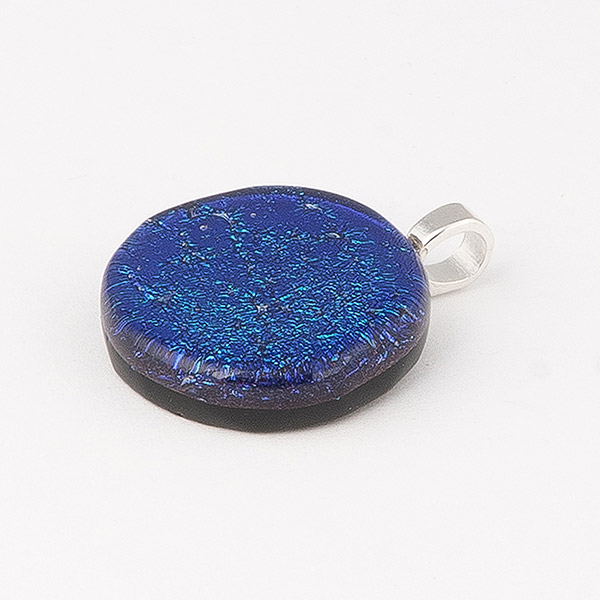 Anhänger DICRO karibikblau, Glas / CONTIGO Fairtrade Onlineshop
