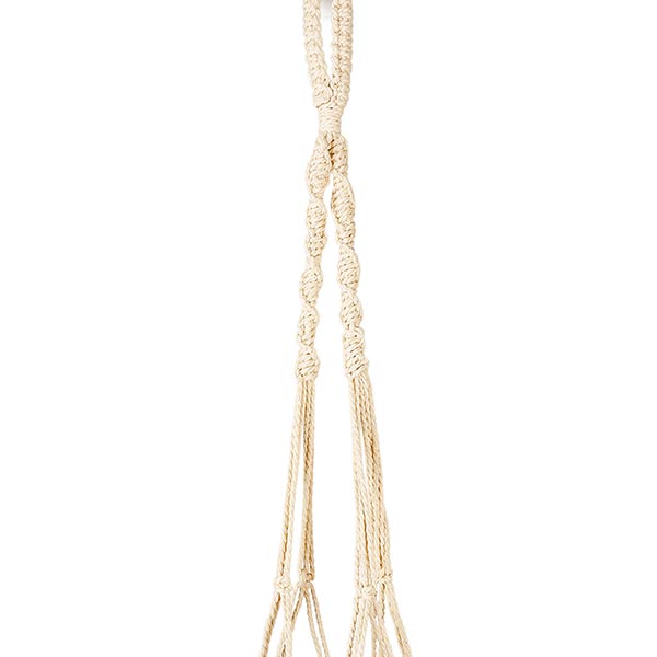 Aufhängung für Blumenampel MAKRAMEE 110cm, Jute / CONTIGO Fairtrade Onlineshop