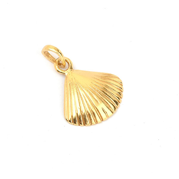 Anhänger, Muschel, Mix&Match, 22K vergoldet / CONTIGO Fairtrade Onlineshop