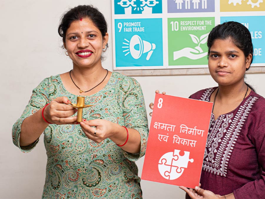 Fair Trade Kunsthandwerk aus Indien, handgefertigt von Manjeen - CONTIGO Fairtrade Shop