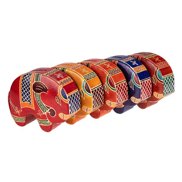 Spardose Elefant INDIA, Ziegenleder / CONTIGO Fairtrade Onlineshop
