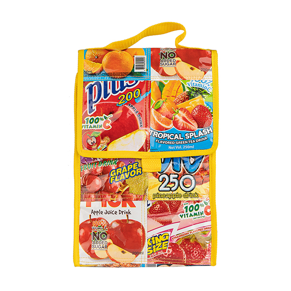 Saftpack UPCYCLING Flaschenkühltasche, bunt / CONTIGO Fairtrade Onlineshop