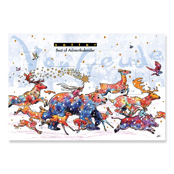Zotter- Adventkalender Best of, 300g  BIO / CONTIGO Fairtrade Onlineshop