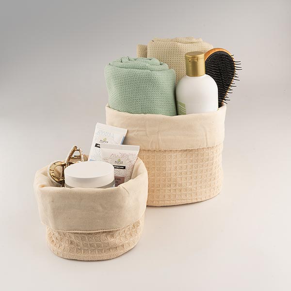 -27% 2er-Set Aufbewahrung handgewebt, Baumwolle SONDERPREIS / CONTIGO Fairtrade Onlineshop