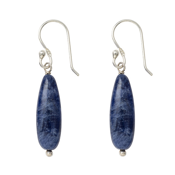 Ohrringe Sodalith, Silber / CONTIGO Fairtrade Onlineshop