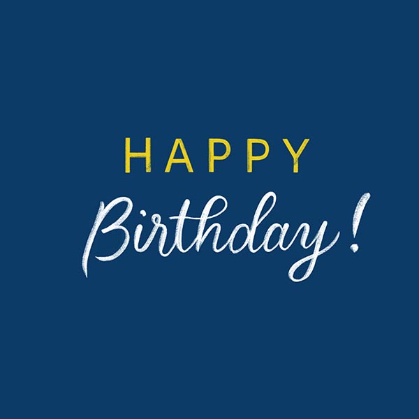 Grußkarte S Happy Birthday Grußkarte S Happy Birthday